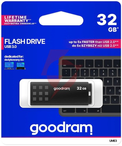 Pendrive goodram ume3 32gb usb 3.0 czarny
