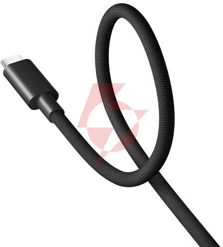 Kabel usb xiaomi 6a high-speed usb4 braided usb-c to usb-c cable 1m