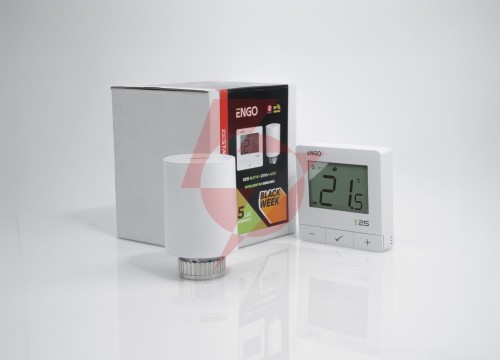 Engo controls inteligentny zestaw ogrzewania biały (e25-batw-4 + etrv-m30)