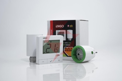 Engo controls inteligentny zestaw ogrzewania biały (e25-batw + etrv-m30 + eplug wifi)