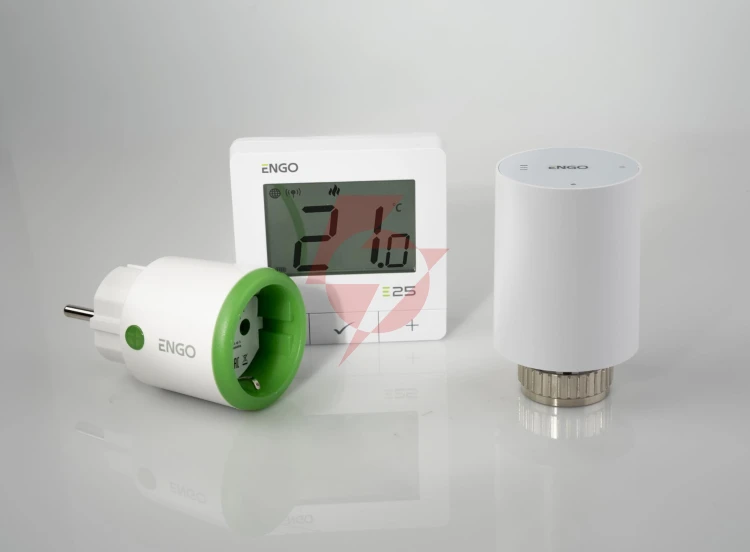 Engo controls inteligentny zestaw ogrzewania biały (e25-batw + etrv-m30 + eplug wifi)