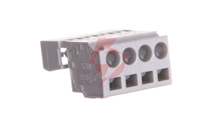 Wtyk MCS-MIDI Classic 4-biegunowy szary raster 5mm 231-604