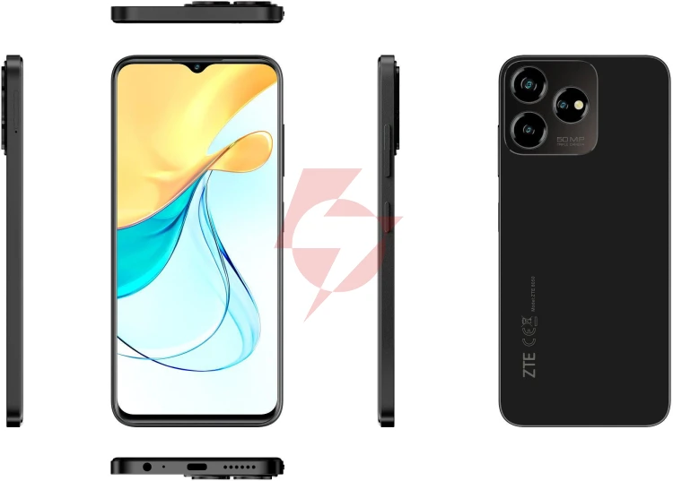 Smartfon zte blade v50 design 8/256gb (czarny)