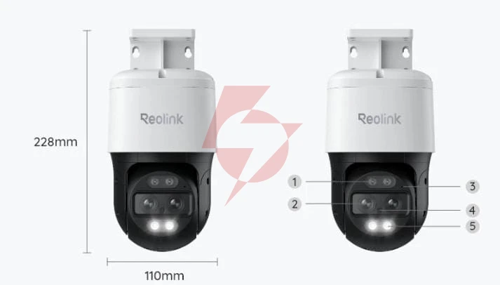 Kamera ip reolink trackmix series p760 poe obrotowa 8mp