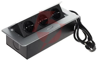 Listwa zasilająca meblowa 3 gniazda fps-3s/cable