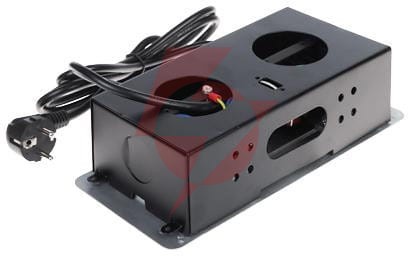 Listwa zasilająca meblowa 3 gniazda fps-3s/cable