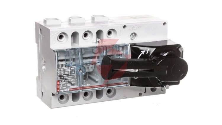 Rozłącznik izolacyjny 3P 125A VISTOP /napęd frontowy czarny/ 022534