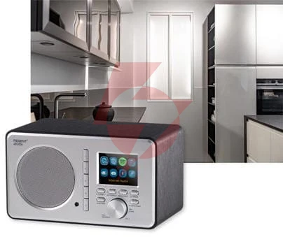 Radio ferguson regent i200s (dark gray) (spotify, dab, fm, usb, aux in, bluetooth)