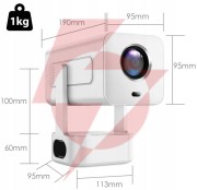 Mini projektor zenwire primeview imc360 android 13/wifi/350/full hd