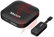 Unitek bezprzewodowy nadajnik i odbiornik hdmi zasięg do 50m, czarny
