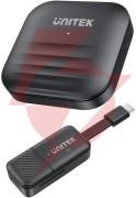 Unitek bezprzewodowy nadajnik i odbiornik hdmi zasięg do 50m, czarny
