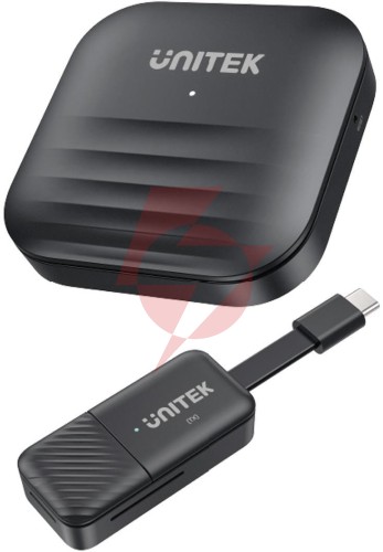 Unitek bezprzewodowy nadajnik i odbiornik hdmi zasięg do 50m, czarny