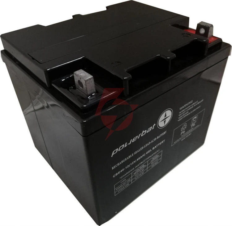 Akumulator powerbat cbe 12v 40ah deep cycle gel