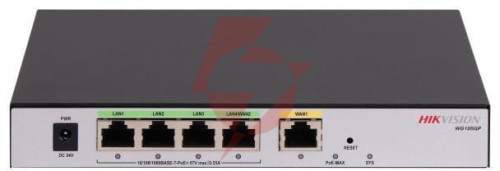 Router poe ac hikvision ds-3wg105gp-si(o-std)
