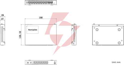 Router poe ac hikvision ds-3wg105gp-si(o-std)