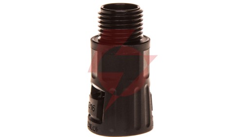 Dławnica poliamidowa do rury ochronnej M16 IP66 czarna SFD 16M/11 E03DK-07060200301