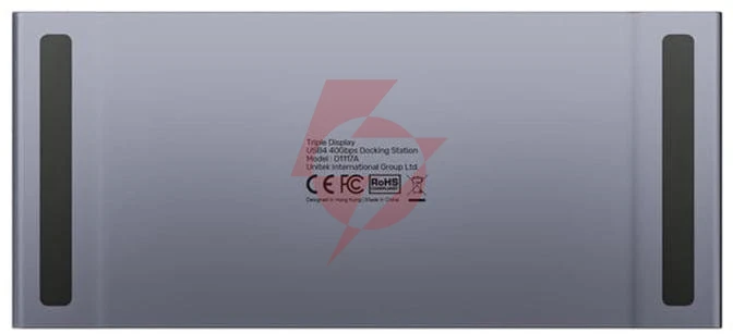 Unitek potrójna stacja dokująca usb4 40gb/s,zasilacz 120w