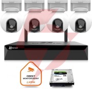 Zestaw do monitoringu wi-fi ezviz 4x hb8 2k+ (4mp) typ-c
