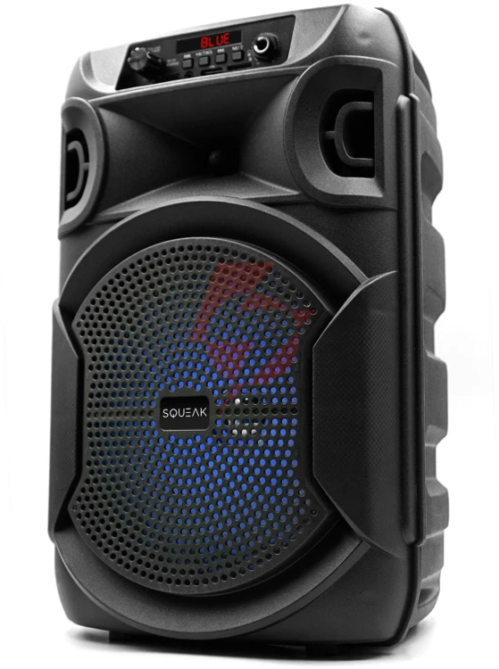 Głośnik mobilny squeak sq1006 30w radio fm czarny