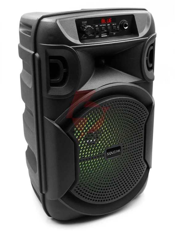 Głośnik mobilny squeak sq1006 30w radio fm czarny