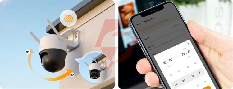 Kamera ip imou cruiser sc 8mp wi-fi poe z chmurą imou protect na rok
