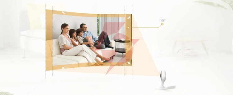Kamera ip imou cue 2e 3mp ipc-c32ep z kartą pamięci 64gb