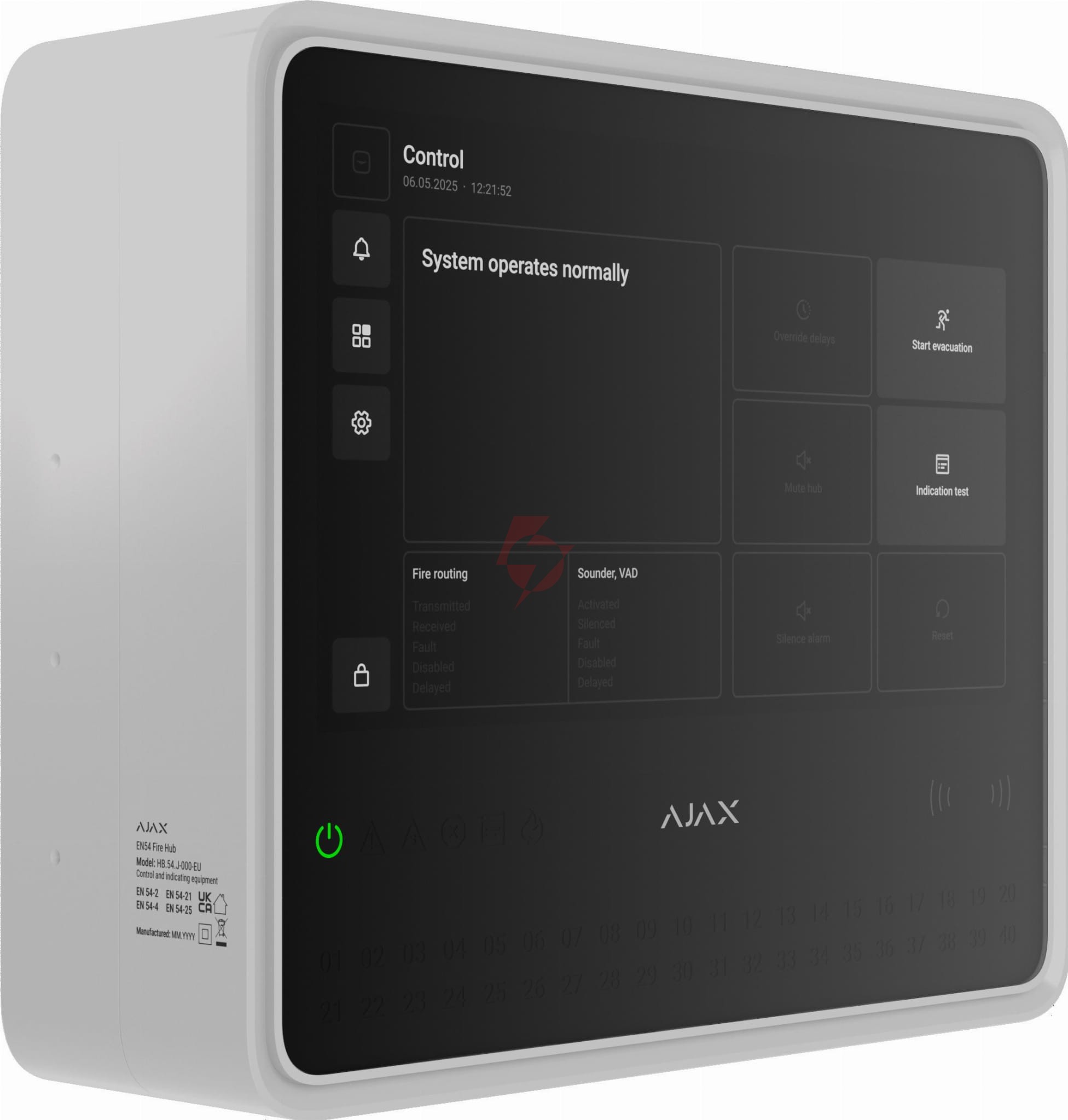 Ajax glandbox - white