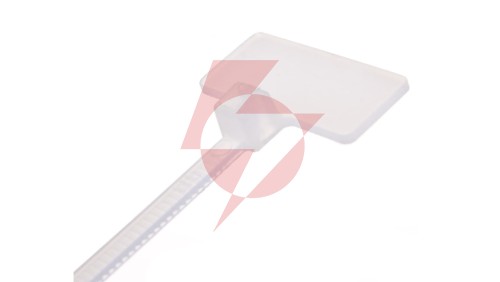 Opaska kablowa z tabliczką opisową TKOT 11/3 biała E01TK-01030200301 /100szt./
