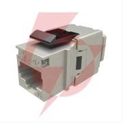 Moduł keystone szybkozaciskowy narzędziowy solarix cat.6 stp ftp rj45 srebrny