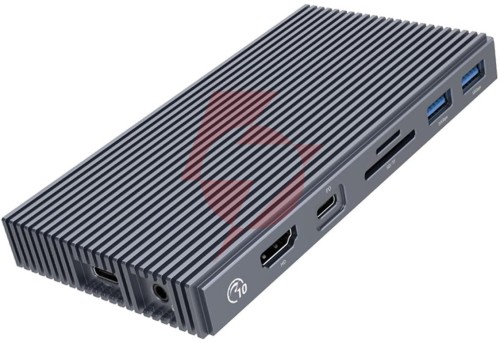 Orico stacja dokująca z obudową m.2 nvme, aktywna pd 100w, hdmi 2.0, audio, rj-45, czytnik kart