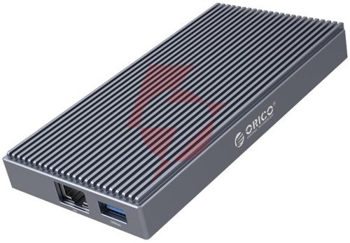 Orico stacja dokująca z obudową m.2 nvme, aktywna pd 100w, hdmi 2.0, audio, rj-45, czytnik kart