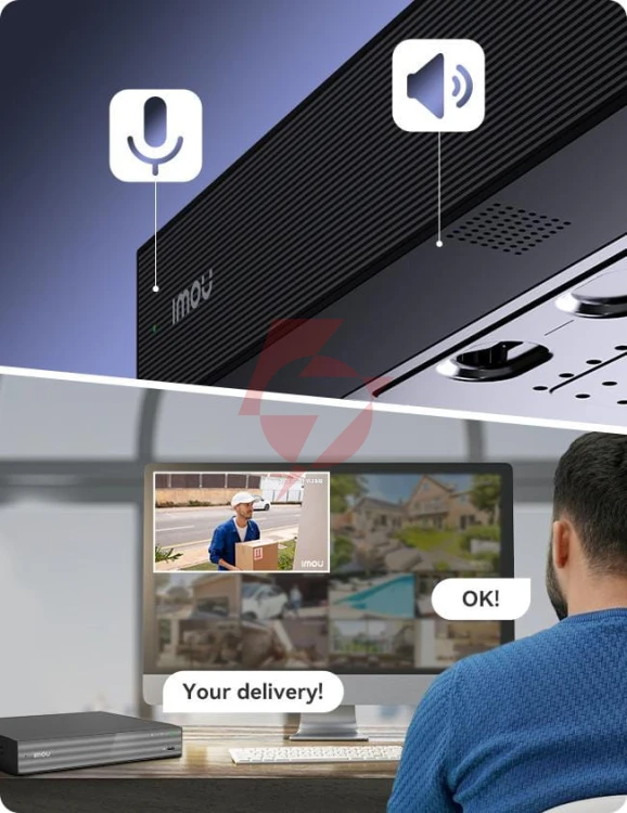 Rejestrator ip imou nvr-n110-8a0e-p 10- kanałowy