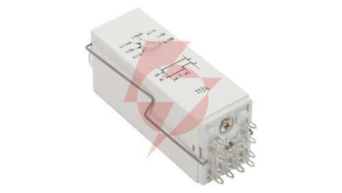Przekaźnik czasowy 4P 6A 1sek-100h 230V AC opóźnione załączenie T-R4E-2014-23-5230 854016