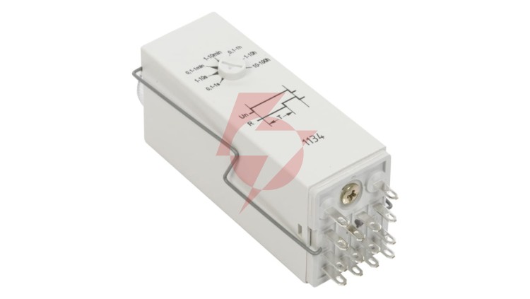 Przekaźnik czasowy 4P 6A 1sek-100h 230V AC opóźnione załączenie T-R4E-2014-23-5230 854016