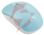 Mysz natec toucan 1600dpi niebiesko-biała