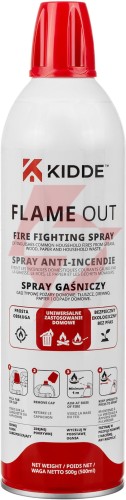 Spray gaśniczy kidde flameout 500 ml