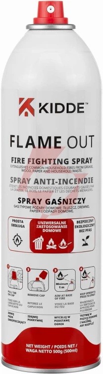 Spray gaśniczy kidde flameout 500 ml