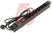 Listwa zasilająca 6 gniazd pd-6/r-va