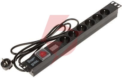 Listwa zasilająca 6 gniazd pd-6/r-va
