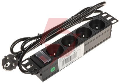 Listwa zasilająca 4 gniazda pd-4/r10/r