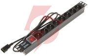 Listwa zasilająca 8 gniazd pd-8/r-iec