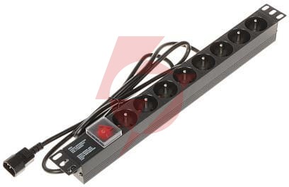 Listwa zasilająca 8 gniazd pd-8/r-iec
