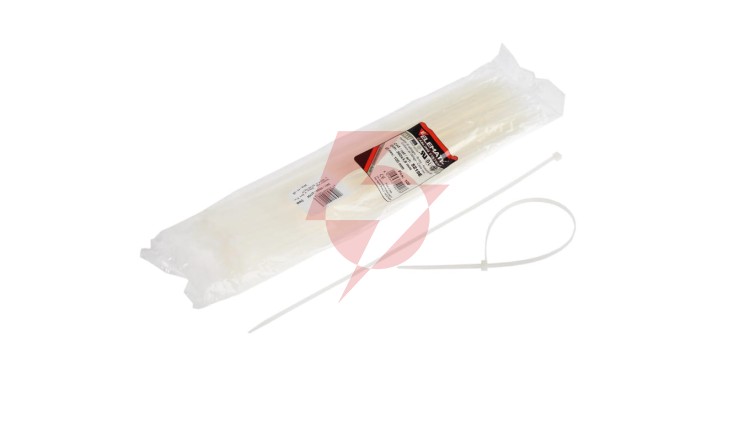 Opaska kablowa 360x4,5 biała BMB3748E /100szt./