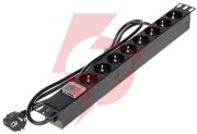Listwa zasilająca 8 gniazd pd-8/rack-n