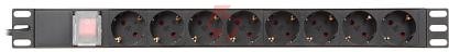 Listwa zasilająca 8 gniazd pd-8/rack-n