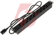 Listwa zasilająca 8 gniazd pd-8/r/iec-n