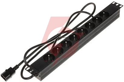 Listwa zasilająca 8 gniazd pd-8/r/iec-n