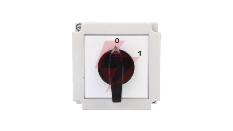 Łącznik krzywkowy 0-1 2P 25A w obudowie 4G25-91-PK R114 63-840395-031