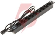 Listwa zasilająca 9 gniazd pd-9/r-iec