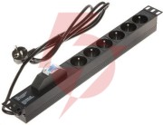 Listwa zasilająca 6 gniazd pd-6/r-1p